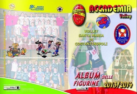 L’Accademia Volley ha realizzato l’album delle figurine in “stile Panini”