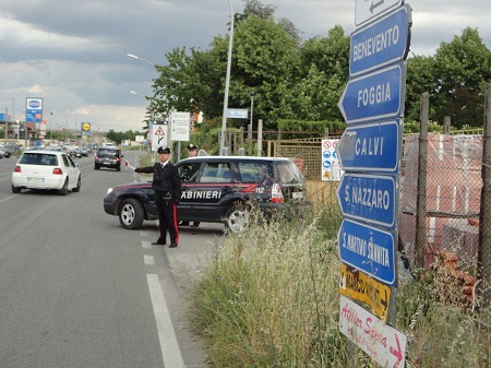 Fermata dai Carabinieri una giovane borseggiatrice a San Giorgio del Sannio