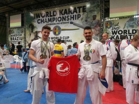 I due atleti della Seishinkan con la maglia dell’Italia conquistano al campionato del mondo senior di Karate in Brasile 4 bronzi e 2 argenti
