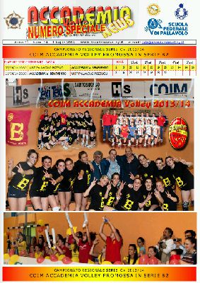 Accademia Volley: Numero Speciale sulla promozione in B2 su Accademia News