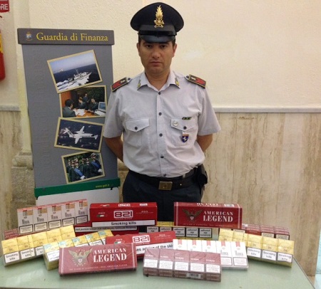 Benevento, la Guardia di Finanza sequestra 150 pacchetti di “Bionde”