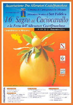 Dal 18 settembre la XVI sagra del Caciocavallo a Castelfranco in Miscano