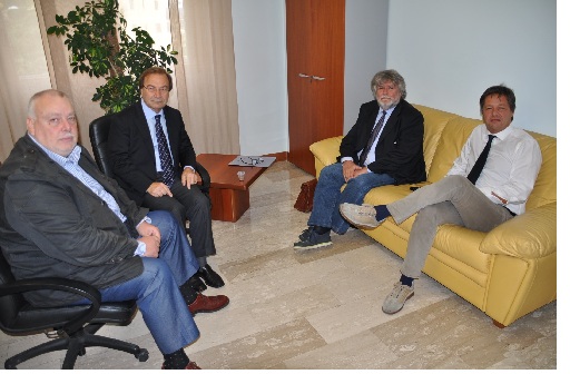 Claudio Ricci ha incontrato questa mattina il Presidente del Tribunale di Benevento Michele Cristino