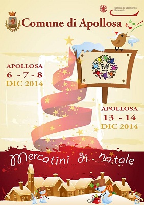 Mercatini di Natale ad Apollosa: il 6,7,8 e 13, 14 Dicembre