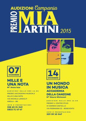Mille e una Nota, domenica 7 audizioni per il Premio Mia Martini ed esibizione di Giulia Falzarano a “Piano City 2014”