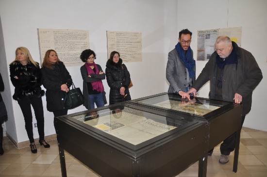 Giornata della Memoria:Claudio Ricci ha visitato la mostra bibliografica “I Giornali della Memoria”