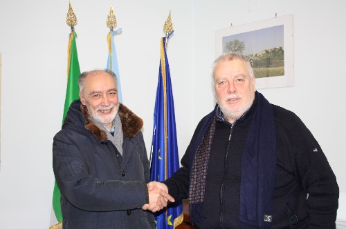 Ricci incontra il sindaco di San Bartolomeo in Galdo.
