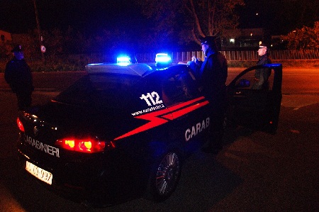 Carabinieri: Furto di slot machine nella nottata con inseguimento sulla Fondo Valle Isclero
