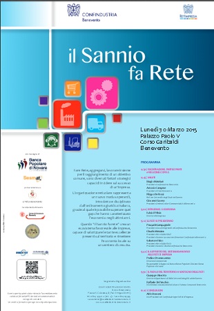 Confindustria Benevento: “Il Sannio Fa Rete” Lunedì 30 Marzo a Palazzo Paolo V