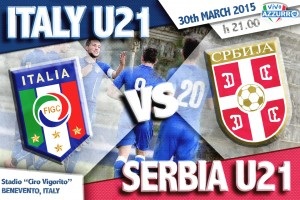 Italia – Serbia Under 21.Il 6 marzo presentazione dell’amichevole a Benevento.
