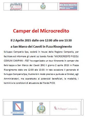Sviluppo Italia giovedì a San Marco dei Cavoti per un incontro su “Pico”