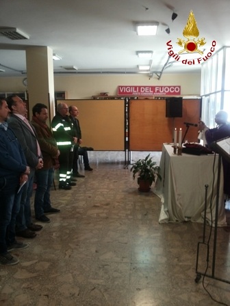Presso il Comando Provinciale dei Vigili del Fuoco di Benevento  è stato celebrato il Precetto Pasquale.