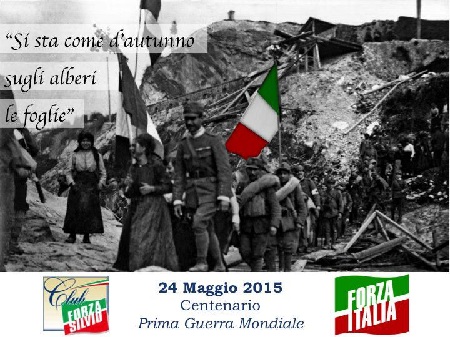 Il Club Forza Silvio di Cerreto Sannita commemora il centenario della 1ª guerra mondiale.