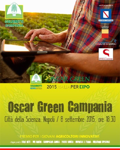 Oscar Green 2015: coldiretti campania premia gli innovatori
