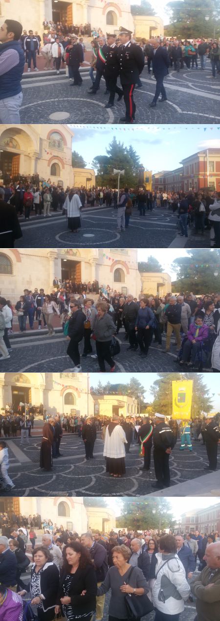 4 Ottobre a Pietrelcina :   Nell’arco della giornata circa 15 mila fedeli hanno invaso ogni vicolo della cittadina