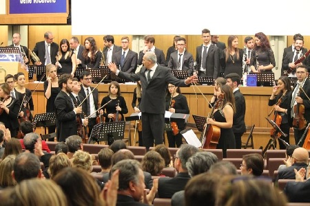 Orchestra Sinfonica e Coro del Conservatorio sannita per il Concerto di Beneficenza al Pastificio Rummo