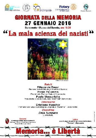 Giornata della Memoria 2016: il 27 Gennaio un percorso di riflessioni su “La mala scienza dei nazisti”