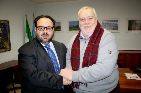 Il Presidente della Provincia di Benevento Claudio Ricci ha ricevuto stamani il neo Segretario Provinciale del Partito Democratico Carrmine Valentino.