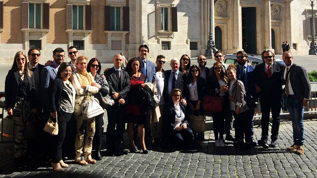 Una Delegazione Unifortunato in visita al Senato della Repubblica Italiana