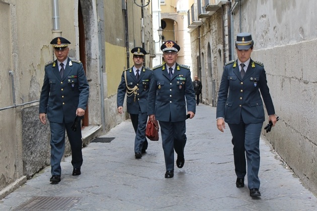 Il Generale d’Armata Riccardo Piccinni in visita al Comando Provinciale della Guardia di Finanza di Benevento