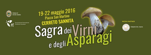 Sagra dei Vini e degli Asparagi a Cerreto Sannita dal 19 al 22 Maggio