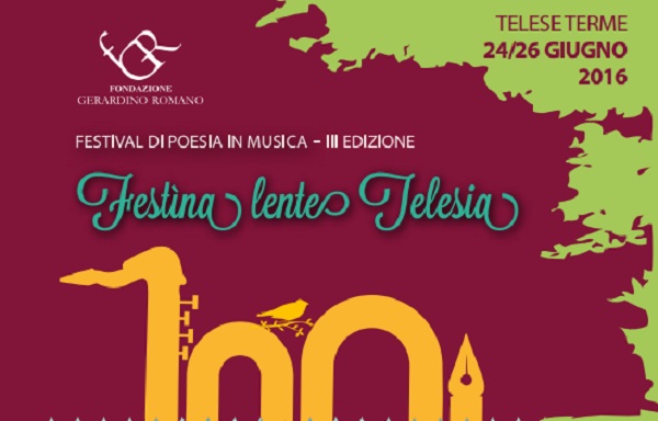 Il 24 giugno apre la III edizione del Festival Festina Lente Telesia 2016