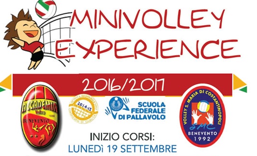 Accademia Volley Benevento: al via i nuovi corsi Minivolley Experience!