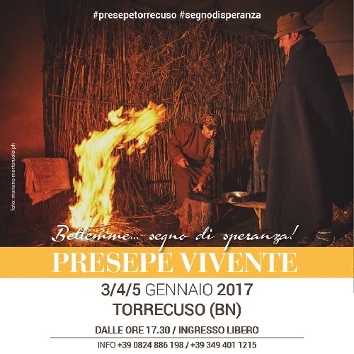 Venerdì 23 Dicembre a Torrecuso la presentazione del Presepe Vivente 2017