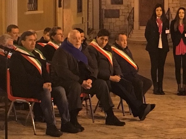 Il Presidente della Provincia di Benevento Claudio Ricci all’inaugurazione della Festa del Torrone