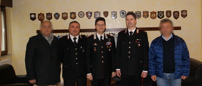 Benevento: quattro Marescialli capi del Comando Provinciale dei Carabinieri di Benevento promossi “Maresciallo Aiutante”