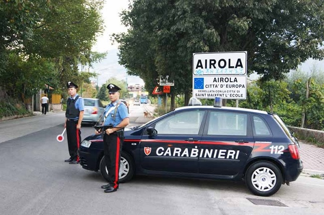 Airola: potenziati i servizi di controllo da parte dei Carabinieri