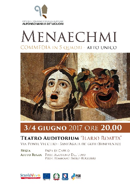 Sant’Agata de’ Goti. Con il debutto di “Menaechmi” si rinnova il percorso teatrale del “De Liguori”