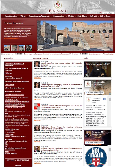 AltraBenevento : “Mastella usa il sito del Comune di Benevento per fare pubblicità al simbolo “NOI con l’ITALIA”
