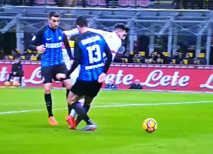 Benevento sconfitto dall’Inter ma Pairetto ha la coscienza sporca