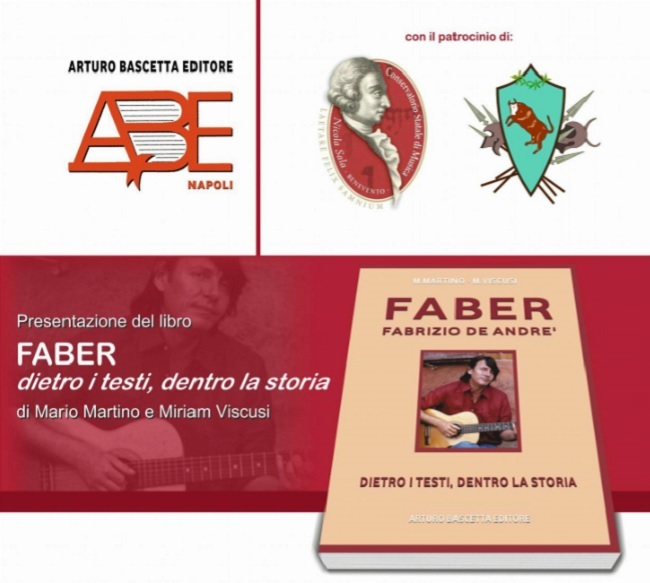 Benevento: anteprima nazionale per il volume su Fabrizio De Andrè “Faber: dietro i testi, dentro la storia”
