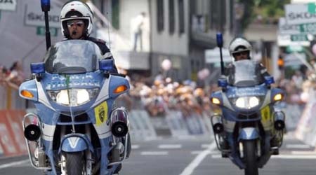 La 101° edizione del Giro d’Italia accompagnata dalla Polizia Stradale