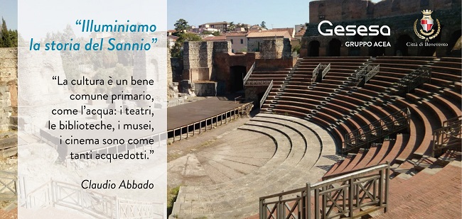 GESESA: Nuova Illuminazione Artistica del Complesso Monumentale del Teatro Romano di Benevento.