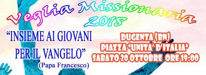 Giornata Missionaria, domani sera a Dugenta.Riflessione del vescovo Battaglia.