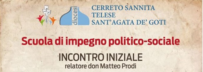 Scuola d’impegno politico-sociale, al via 4 incontri foraniali  tenuti da don Matteo Prodi