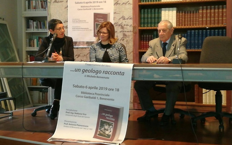 “Un geologo racconta”, presentato il libro del prof.Michele Benvenuto.