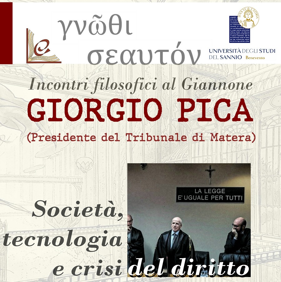 Incontri filosofici al Giannone: Giorgio Pica