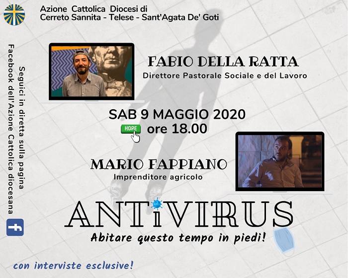 Azione Cattolica diocesana, ad Antivirus”, domani, il primo dei due appuntamenti sul mondo del lavoro.