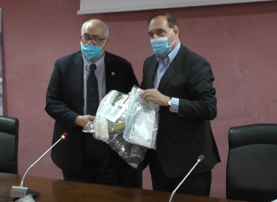 Mastella dona caschi di ventilazione al San Pio. Ferrante : “Noi operativi da subito”