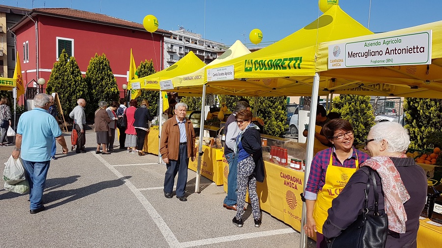 Benevento,Coldiretti apre nuovo mercato contadino a San Gennaro