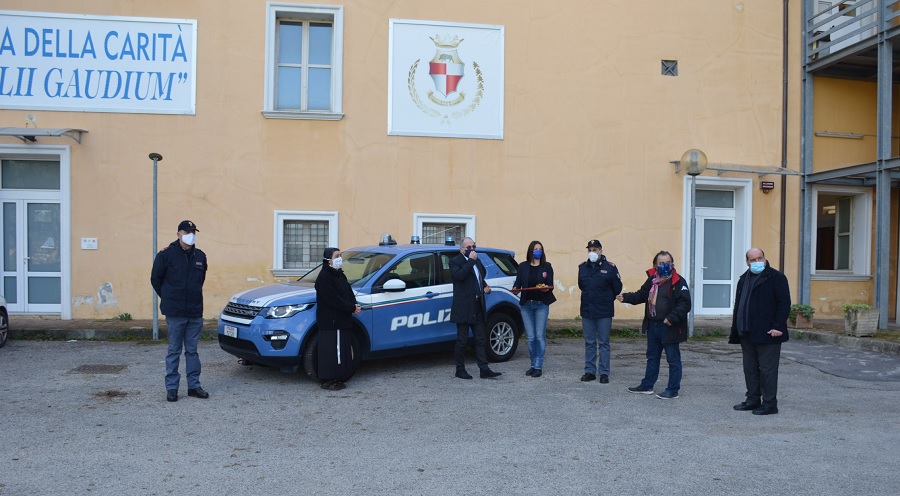 “Iniziativa di solidarietà dei poliziotti della Questura di Benevento” Stamane cerimonia di consegna alla Caritas