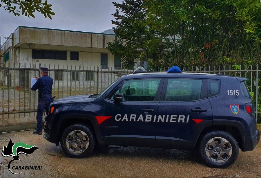 Sant’Agata de’ Goti, scatta il sequestro, da parte dei Carabinieri Forestali, di un’azienda lavorazioni marmi abusiva.