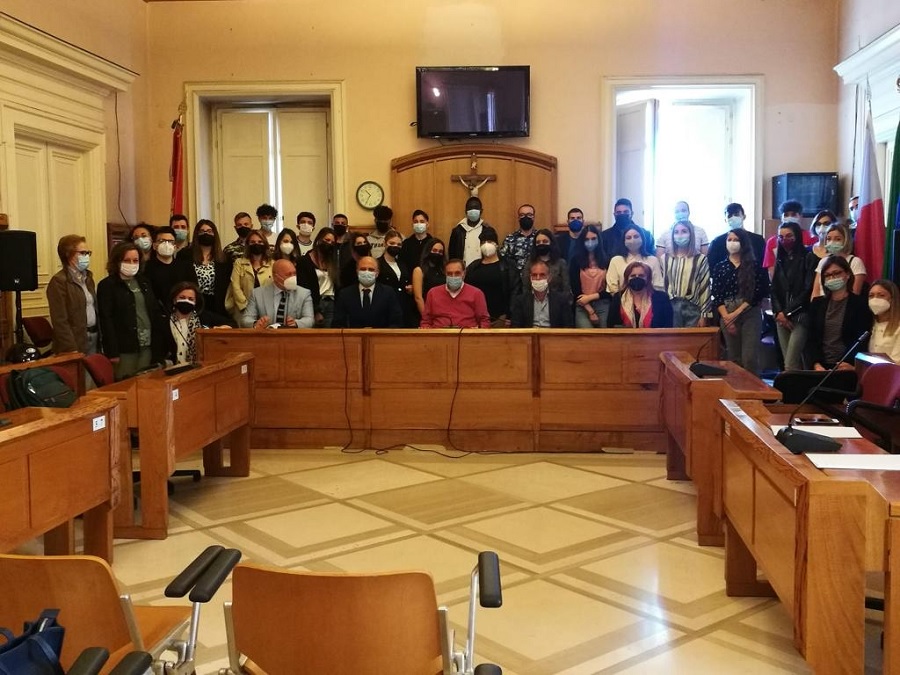 Accolti da Mastella i 36 giovani che partecipano al Servizio Civile presso il Comune di Benevento