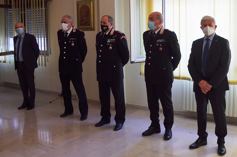Carabinieri di Benevento: Fareweel di commiato ai militari che hanno lasciato il servizio attivo