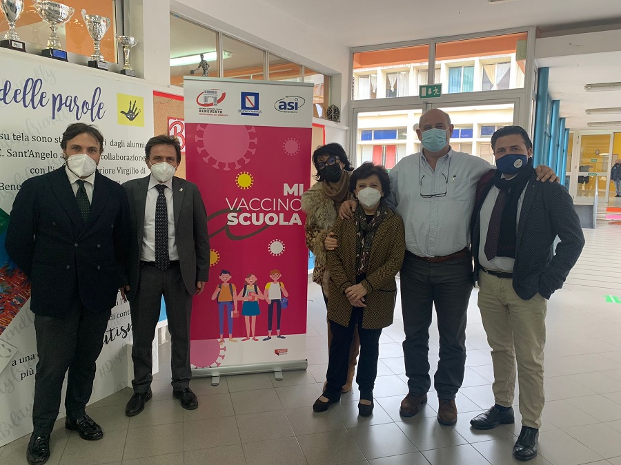 Progetto ASL “Mi vaccino a scuola” alla Sant’Angelo a Sasso per il 15 Gennaio un temporaneo  hub vaccinale