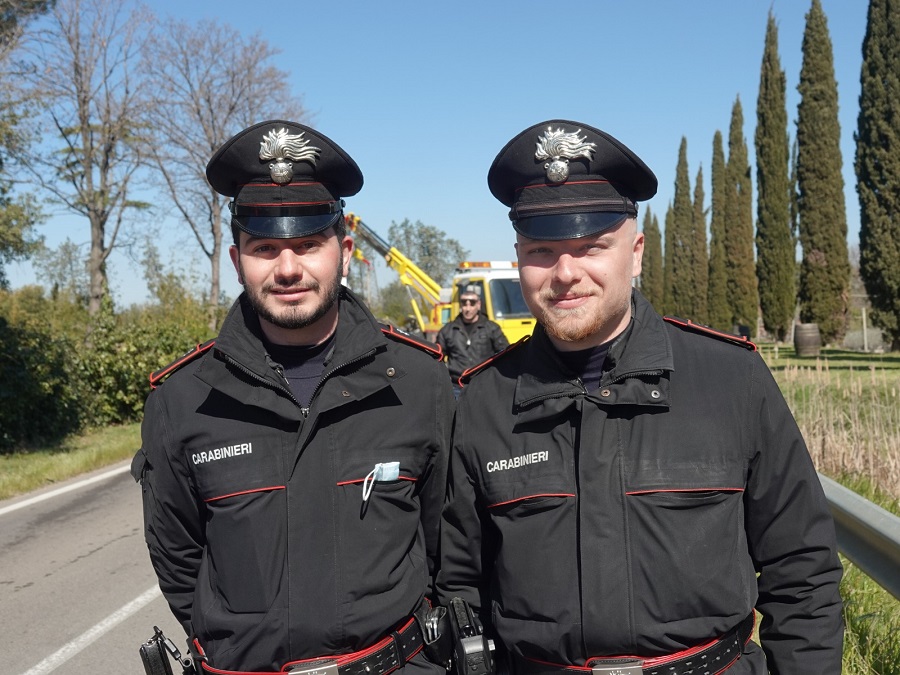 Carabiniere sannita coinvolto in uno spaventoso incidente ad Orbetello